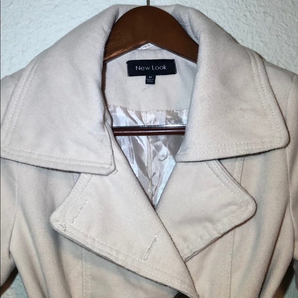 New Look Pea Coat Super Cute Fitted Pea Coat - Picture 3 of 8